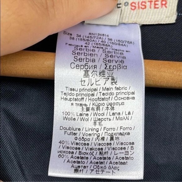 Paul & joe sister blazer size 40 /XL - Picture 7 of 9